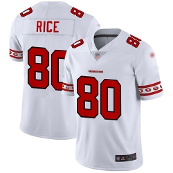 49ers 80 Jerry Rice White Mens Stitched Football Limited Team Logo Fashion Jersey 49ers 80 Jerry Rice White Mens Stitched Football Limited Team Logo Fashion Jersey