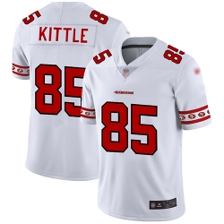49ers 85 George Kittle White Mens Stitched Football Limited Team Logo Fashion Jersey 49ers 85 George Kittle White Mens Stitched Football Limited Team Logo Fashion Jersey