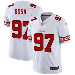 49ers 97 Nick Bosa White Mens Stitched Football Limited Team Logo Fashion Jersey 49ers 97 Nick Bosa White Mens Stitched Football Limited Team Logo Fashion Jersey