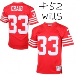49ers Throwback Jersey 52 Wills 49ers Throwback Jersey 52 Wills