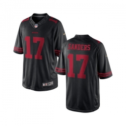 Men 49ers 17 Emmanuel Sanders Black Game Stitched NFL Jersey Men 49ers 17 Emmanuel Sanders Black Game Stitched NFL Jersey