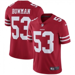 Men 49ers #53 NaVorro Bowman Red Vapor Untouchable Limited Player NFL Jersey Men 49ers #53 NaVorro Bowman Red Vapor Untouchable Limited Player NFL Jersey