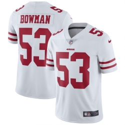 Men 49ers #53 NaVorro Bowman White Vapor Untouchable Limited Player NFL Jersey Men 49ers #53 NaVorro Bowman White Vapor Untouchable Limited Player NFL Jersey