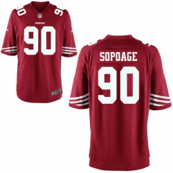 Men Nike 49ers Isaac Sopoaga 90 Stitched Red NFL Jersey Men Nike 49ers Isaac Sopoaga 90 Stitched Red NFL Jersey