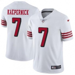 Men Nike San Francisco #7 Colin Kaepernick White Vapor Limited Jersey Men Nike San Francisco #7 Colin Kaepernick White Vapor Limited Jersey