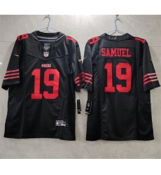 Men San Francisco 49ers 19 Deebo Samuel Red 2023 F U S E  Vapor Untouchable Limited Stitched Football Jersey