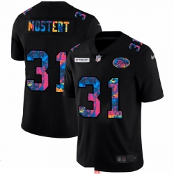 Men San Francisco 49ers 31 Raheem Mostert Men Nike Multi Color Black 2020 NFL Crucial Catch Vapor Untouchable Limited Jersey Men San Francisco 49ers 31 Raheem Mostert Men Nike Multi Color Black 2020 NFL Crucial Catch Vapor Untouchable Limited Jersey
