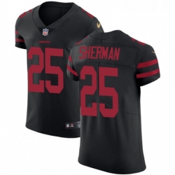Mens Nike San Francisco 49ers 25 Richard Sherman Black Alternate Vapor Untouchable Elite Player NFL Jersey Mens Nike San Francisco 49ers 25 Richard Sherman Black Alternate Vapor Untouchable Elite Player NFL Jersey