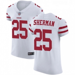 Mens Nike San Francisco 49ers 25 Richard Sherman White Vapor Untouchable Elite Player NFL Jersey Mens Nike San Francisco 49ers 25 Richard Sherman White Vapor Untouchable Elite Player NFL Jersey