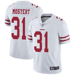 Men's Nike San Francisco 49ers 31 Raheem Mostert White Team Color Vapor Untouchable Limited Player NFL Jersey Men's Nike San Francisco 49ers 31 Raheem Mostert White Team Color Vapor Untouchable Limited Player NFL Jersey