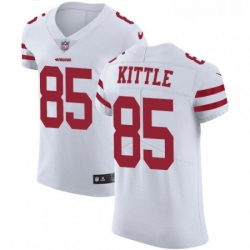 Mens Nike San Francisco 49ers 85 George Kittle White Vapor Untouchable Elite Player NFL Jersey Mens Nike San Francisco 49ers 85 George Kittle White Vapor Untouchable Elite Player NFL Jersey