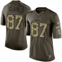 Mens Nike San Francisco 49ers 87 Dwight Clark Limited Green Salute to Service NFL Jersey Mens Nike San Francisco 49ers 87 Dwight Clark Limited Green Salute to Service NFL Jersey