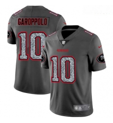 Nike 49ers 10 Jimmy Garoppolo Gray Camo Vapor Untouchable Limited Jersey