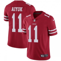 Nike 49ers 11 Brandon Aiyuk Red Team Color Men Stitched NFL Vapor Untouchable Limited Jersey Nike 49ers 11 Brandon Aiyuk Red Team Color Men Stitched NFL Vapor Untouchable Limited Jersey