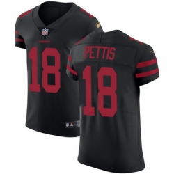 Nike 49ers #18 Dante Pettis Black Alternate Mens Stitched NFL Vapor Untouchable Elite Jersey Nike 49ers #18 Dante Pettis Black Alternate Mens Stitched NFL Vapor Untouchable Elite Jersey