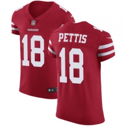 Nike 49ers #18 Dante Pettis Red Team Color Mens Stitched NFL Vapor Untouchable Elite Jersey Nike 49ers #18 Dante Pettis Red Team Color Mens Stitched NFL Vapor Untouchable Elite Jersey