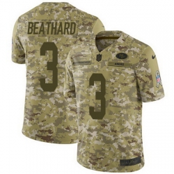 Nike 49ers #3 C J Beathard Camo Mens Stitched NFL Limited 2018 Salute To Service Jersey Nike 49ers #3 C J Beathard Camo Mens Stitched NFL Limited 2018 Salute To Service Jersey