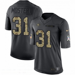 Nike 49ers 31 Raheem Mostert Black Men Stitched NFL Limited 2016 Salute to Service Jersey Nike 49ers 31 Raheem Mostert Black Men Stitched NFL Limited 2016 Salute to Service Jersey