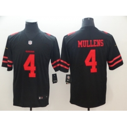 Nike 49ers 4 Nick Mullens Black Vapor Untouchable Limited Jersey Nike 49ers 4 Nick Mullens Black Vapor Untouchable Limited Jersey