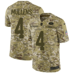 Nike 49ers #4 Nick Mullens Camo Men Stitched NFL Limited 2018 Salute To Service Jersey Nike 49ers #4 Nick Mullens Camo Men Stitched NFL Limited 2018 Salute To Service Jersey