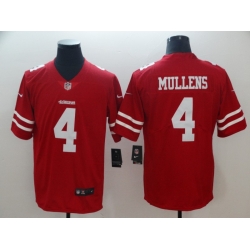 Nike 49ers 4 Nick Mullens Red Vapor Untouchable Limited Jersey Nike 49ers 4 Nick Mullens Red Vapor Untouchable Limited Jersey
