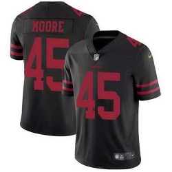 Nike 49ers 45 Tarvarius Moore Black Vapor Untouchable Limited Jersey Nike 49ers 45 Tarvarius Moore Black Vapor Untouchable Limited Jersey