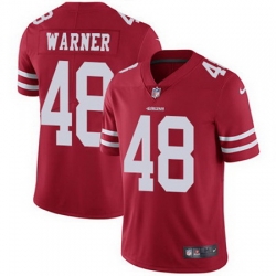 Nike 49ers #48 Fred Warner Red Team Color Mens Stitched NFL Vapor Untouchable Limited Jersey Nike 49ers #48 Fred Warner Red Team Color Mens Stitched NFL Vapor Untouchable Limited Jersey