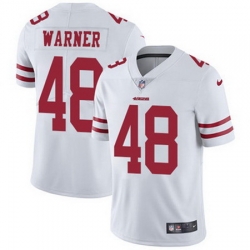 Nike 49ers #48 Fred Warner White Mens Stitched NFL Vapor Untouchable Limited Jersey Nike 49ers #48 Fred Warner White Mens Stitched NFL Vapor Untouchable Limited Jersey