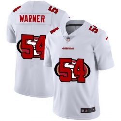 Nike 49ers 54 Fred Warner White Shadow Logo Limited Jersey Nike 49ers 54 Fred Warner White Shadow Logo Limited Jersey
