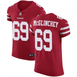 Nike 49ers #69 Mike McGlinchey Red Team Color Mens Stitched NFL Vapor Untouchable Elite Jersey Nike 49ers #69 Mike McGlinchey Red Team Color Mens Stitched NFL Vapor Untouchable Elite Jersey