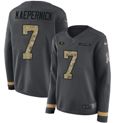 Nike 49ers #7 Colin Kaepernick Anthracite Salute to Service Nike 49ers #7 Colin Kaepernick Anthracite Salute to Service