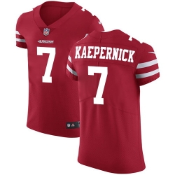 Nike 49ers #7 Colin Kaepernick Red Team Color Mens Stitched NFL Vapor Untouchable Elite Jersey Nike 49ers #7 Colin Kaepernick Red Team Color Mens Stitched NFL Vapor Untouchable Elite Jersey