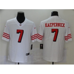 Nike 49ers 7 Colin Kaepernick White Color Rush Vapor Untouchable Limited Jersey Nike 49ers 7 Colin Kaepernick White Color Rush Vapor Untouchable Limited Jersey