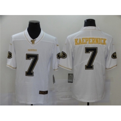 Nike 49ers 7 Colin Kaepernick White Gold Vapor Untouchable Limited Jersey Nike 49ers 7 Colin Kaepernick White Gold Vapor Untouchable Limited Jersey
