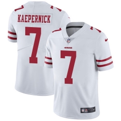 Nike 49ers #7 Colin Kaepernick White Mens Stitched NFL Vapor Untouchable Limited Jersey Nike 49ers #7 Colin Kaepernick White Mens Stitched NFL Vapor Untouchable Limited Jersey