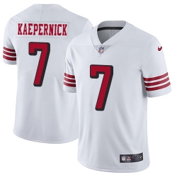 Nike 49ers #7 Colin Kaepernick White Rush Mens Stitched NFL Vapor Untouchable Limited Jersey Nike 49ers #7 Colin Kaepernick White Rush Mens Stitched NFL Vapor Untouchable Limited Jersey