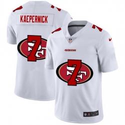 Nike 49ers 7 Colin Kaepernick White Shadow Logo Limited Jersey Nike 49ers 7 Colin Kaepernick White Shadow Logo Limited Jersey