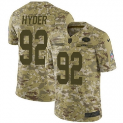 Nike 49ers 92 Kerry Hyder Camo Men Stitched NFL Limited 2018 Salute To Service Jersey Nike 49ers 92 Kerry Hyder Camo Men Stitched NFL Limited 2018 Salute To Service Jersey