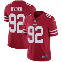 Nike 49ers 92 Kerry Hyder Red Team Color Men Stitched NFL Vapor Untouchable Limited Jersey Nike 49ers 92 Kerry Hyder Red Team Color Men Stitched NFL Vapor Untouchable Limited Jersey