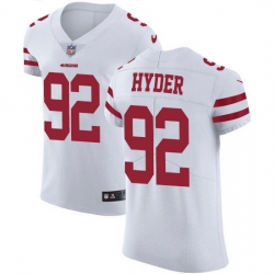 Nike 49ers 92 Kerry Hyder White Men Stitched NFL New Elite Jersey Nike 49ers 92 Kerry Hyder White Men Stitched NFL New Elite Jersey