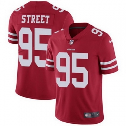 Nike 49ers #95 Kentavius Street Red Team Color Mens Stitched NFL Vapor Untouchable Limited Jersey Nike 49ers #95 Kentavius Street Red Team Color Mens Stitched NFL Vapor Untouchable Limited Jersey