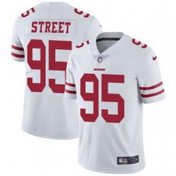 Nike 49ers #95 Kentavius Street White Mens Stitched NFL Vapor Untouchable Limited Jersey Nike 49ers #95 Kentavius Street White Mens Stitched NFL Vapor Untouchable Limited Jersey