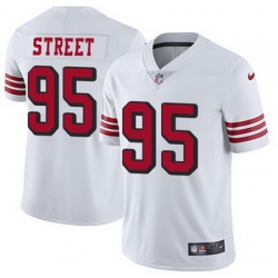 Nike 49ers #95 Kentavius Street White Rush Mens Stitched NFL Vapor Untouchable Limited Jersey Nike 49ers #95 Kentavius Street White Rush Mens Stitched NFL Vapor Untouchable Limited Jersey