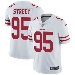 Nike 49ers 95 Kentavius Street White Vapor Untouchable Limited Jersey Nike 49ers 95 Kentavius Street White Vapor Untouchable Limited Jersey