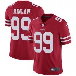 Nike 49ers 99 Javon Kinlaw Red Team Color Men Stitched NFL Vapor Untouchable Limited Jersey Nike 49ers 99 Javon Kinlaw Red Team Color Men Stitched NFL Vapor Untouchable Limited Jersey