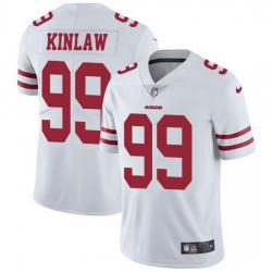Nike 49ers 99 Javon Kinlaw White Men Stitched NFL Vapor Untouchable Limited Jersey Nike 49ers 99 Javon Kinlaw White Men Stitched NFL Vapor Untouchable Limited Jersey