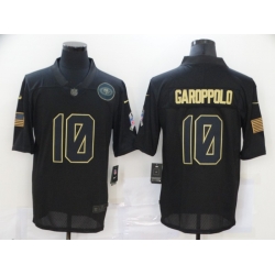 Nike San Francisco 49ers 10 Jimmy Garoppolo Black 2020 Salute To Service Limited Jersey Nike San Francisco 49ers 10 Jimmy Garoppolo Black 2020 Salute To Service Limited Jersey