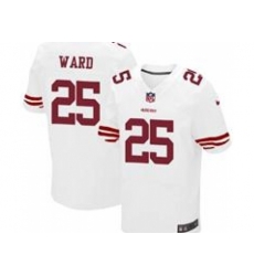 Nike San Francisco 49ers 25 Jimmie Ward White Elite NFL Jersey