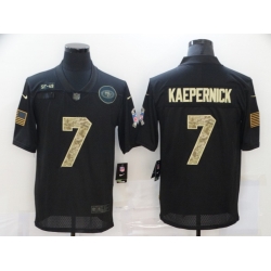 Nike San Francisco 49ers 7 Colin Kaepernick Black Camo 2020 Salute To Service Limited Jersey Nike San Francisco 49ers 7 Colin Kaepernick Black Camo 2020 Salute To Service Limited Jersey