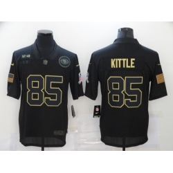 Nike San Francisco 49ers 85 George Kittle Black 2020 Salute To Service Limited Jersey Nike San Francisco 49ers 85 George Kittle Black 2020 Salute To Service Limited Jersey